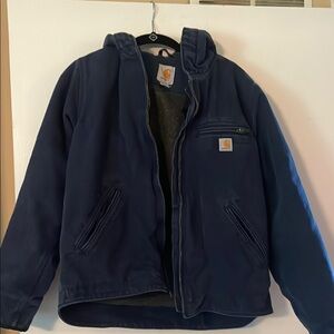 Carhartt Dark Blue Hooded Jacket